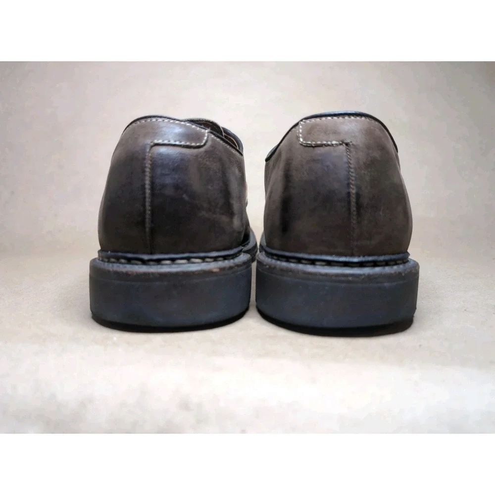Allen Edmonds Men's 11.5D Berkshire Brown Leather Nubuck Casual Derby Shoes